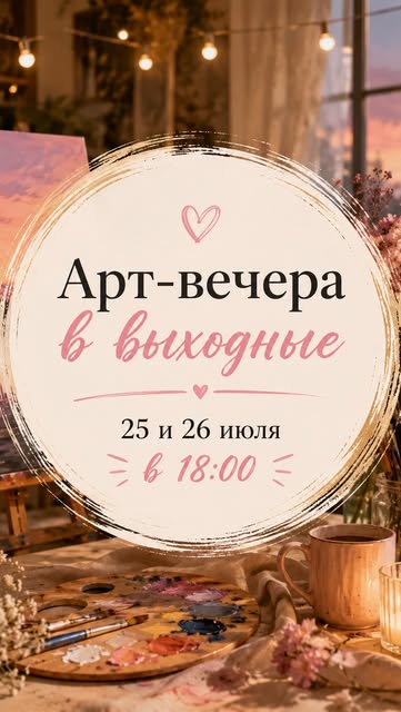 Арт-вечера в выходные
