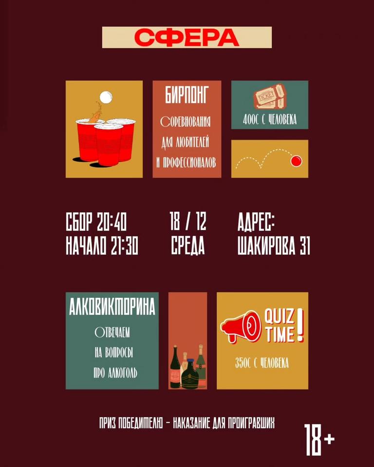 Алковикторина и Бирпонг