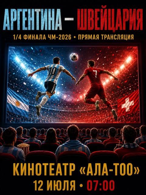Чемпионат мира по футболу 2026. 1/4 финала: Аргентина – Швейцария