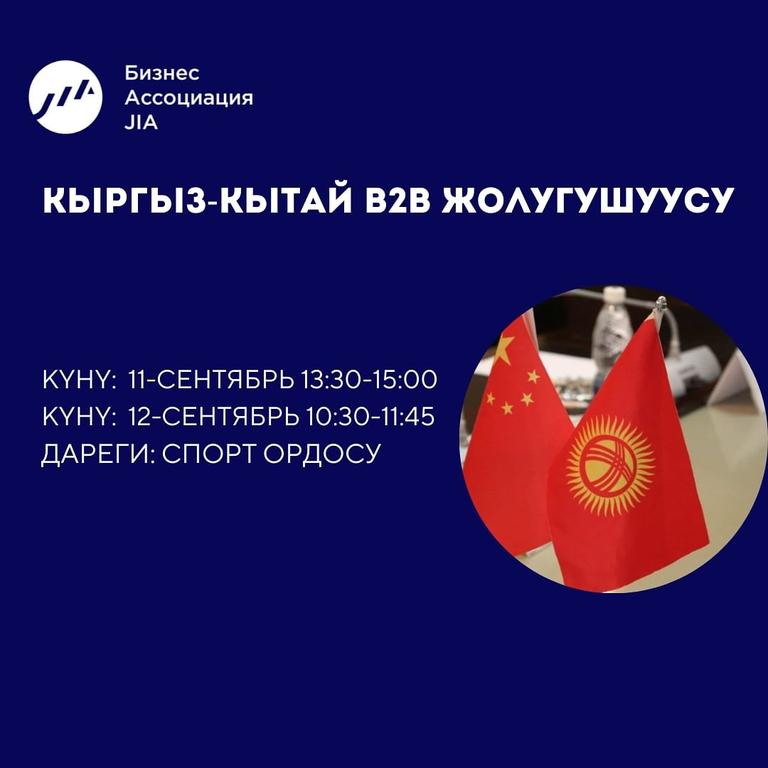 Кыргызско-Китайская B2B встреча