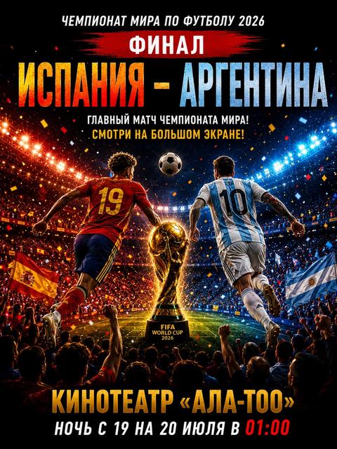 Чемпионат мира по футболу 2026. Финал: Испания – Аргентина
