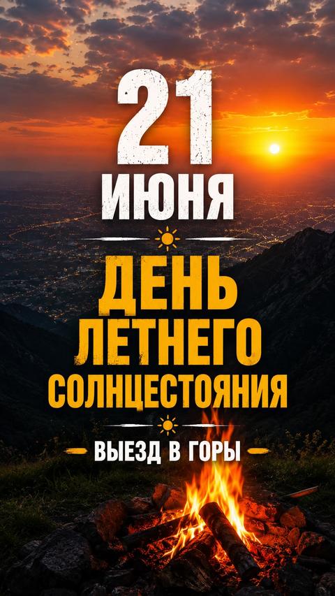 День летнего солнцестояния — выезд в горы