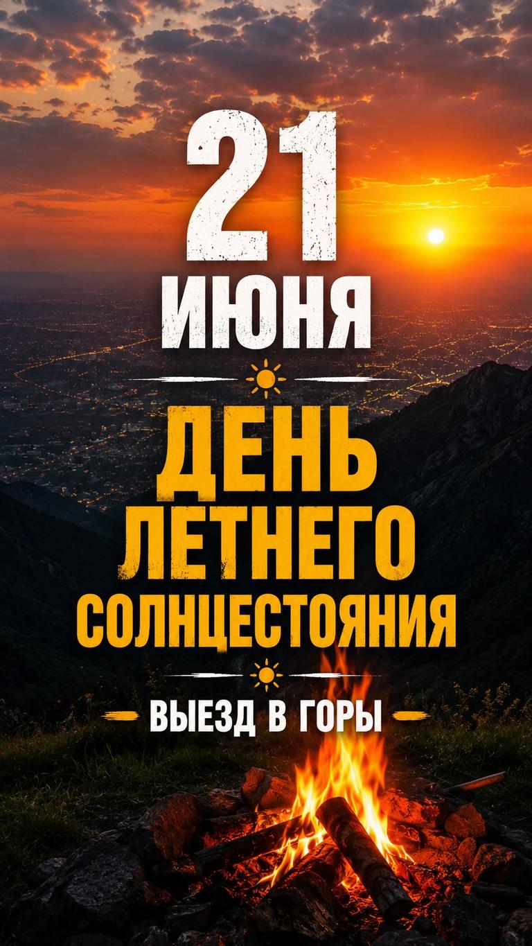 День летнего солнцестояния — выезд в горы