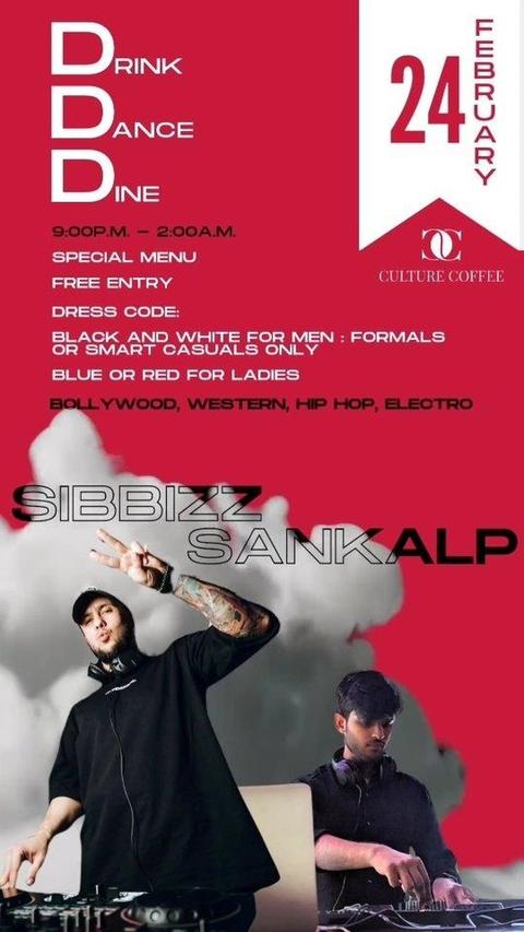 Drink, Dance and Dine Party