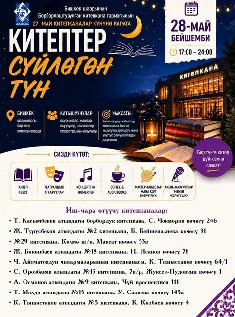 Китептер сүйлөгөн түн