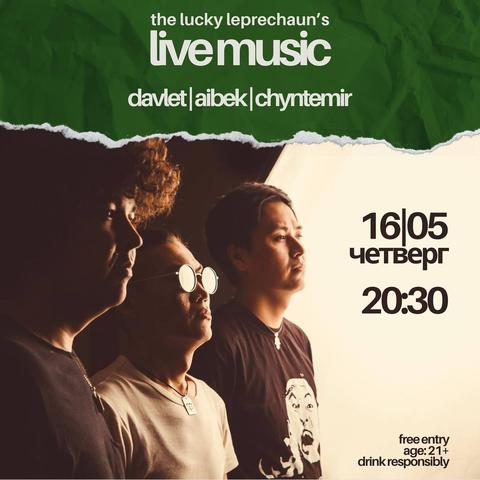 Live music: davlet | aibek | chyntemir