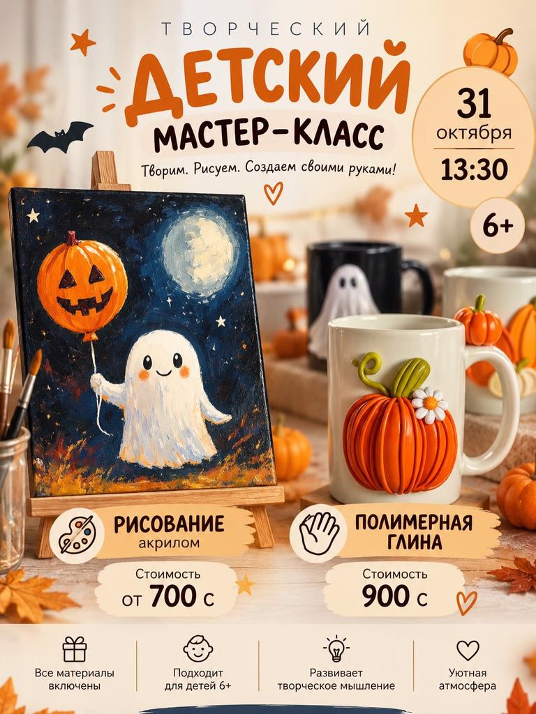 Детский мастер-класс "Полимерная Глина"