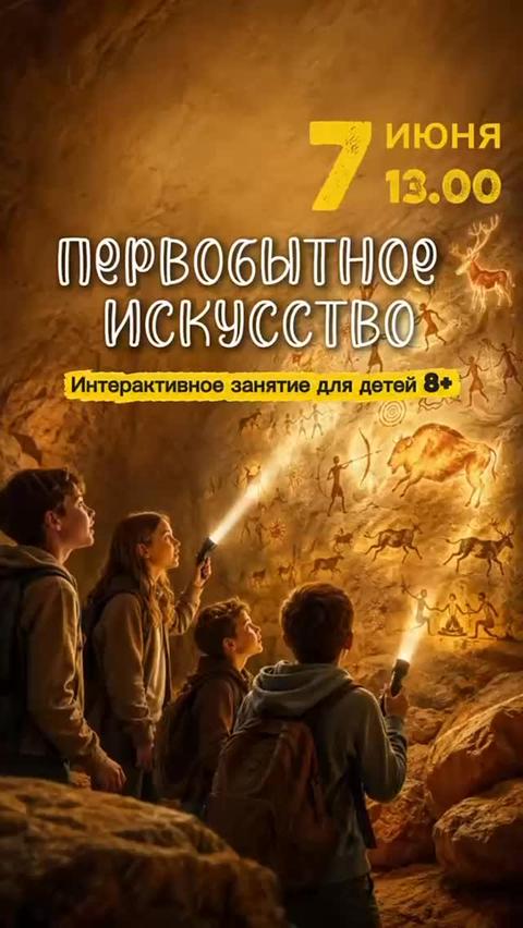 Интерактив для детей "Первобытное искусство"