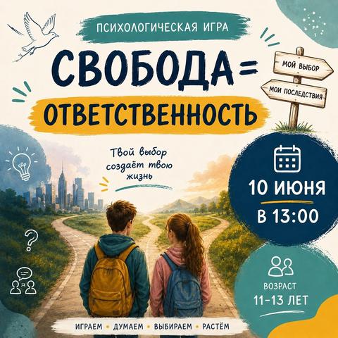 Психологическая игра «Свобода — Ответственность»