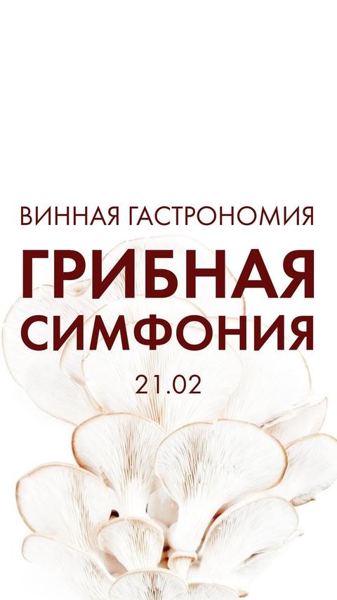 Винная гастрономия «Грибная симфония»