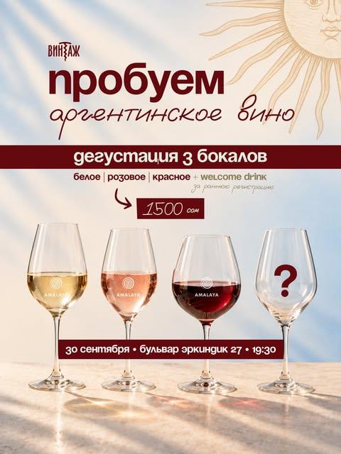 Дегустация аргентинского вина